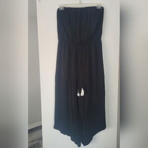 Xhilaration Strapless Jumpsuit - Black - Medium